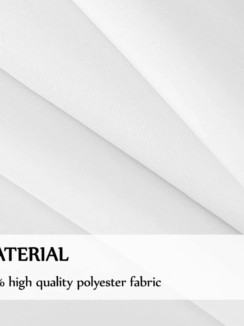 Rectangle Tablecloths 60x84 Inch 1 Pack White Tablecloth Washable Decorative Lin